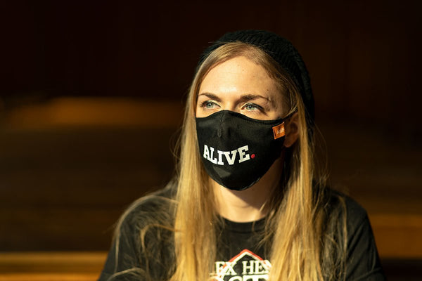 Ensemble de masques "Alive." - Taille Adulte