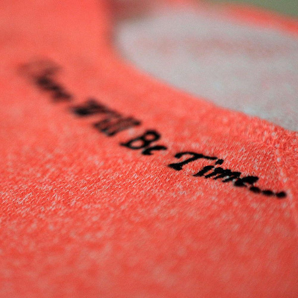 T-Shirt manches longues col bateau “There Will Be Time”