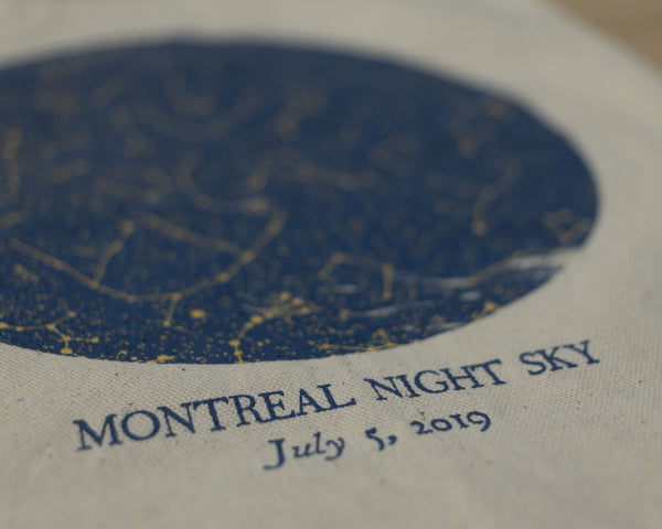 Sac à bandoulières "Montreal Night Sky"