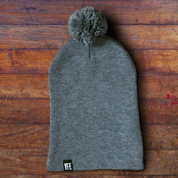 Bonnet à pompon "Soul Marker" - Gris