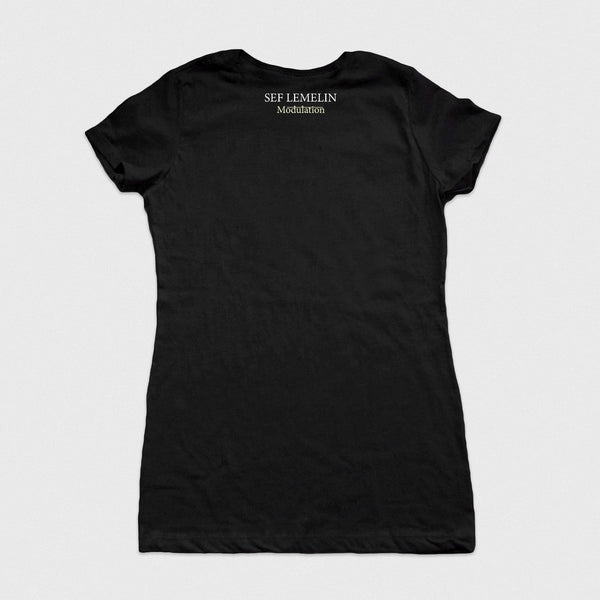 T-shirt col rond noir “Storm of Noise”