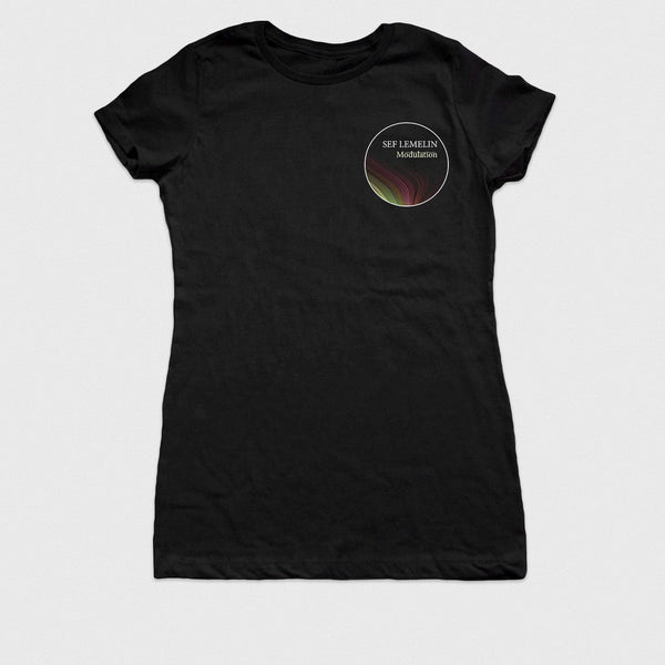 T-shirt col rond noir “Storm of Noise”